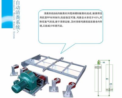 自动清粪机 推动养鸡业迈向高效与自动化